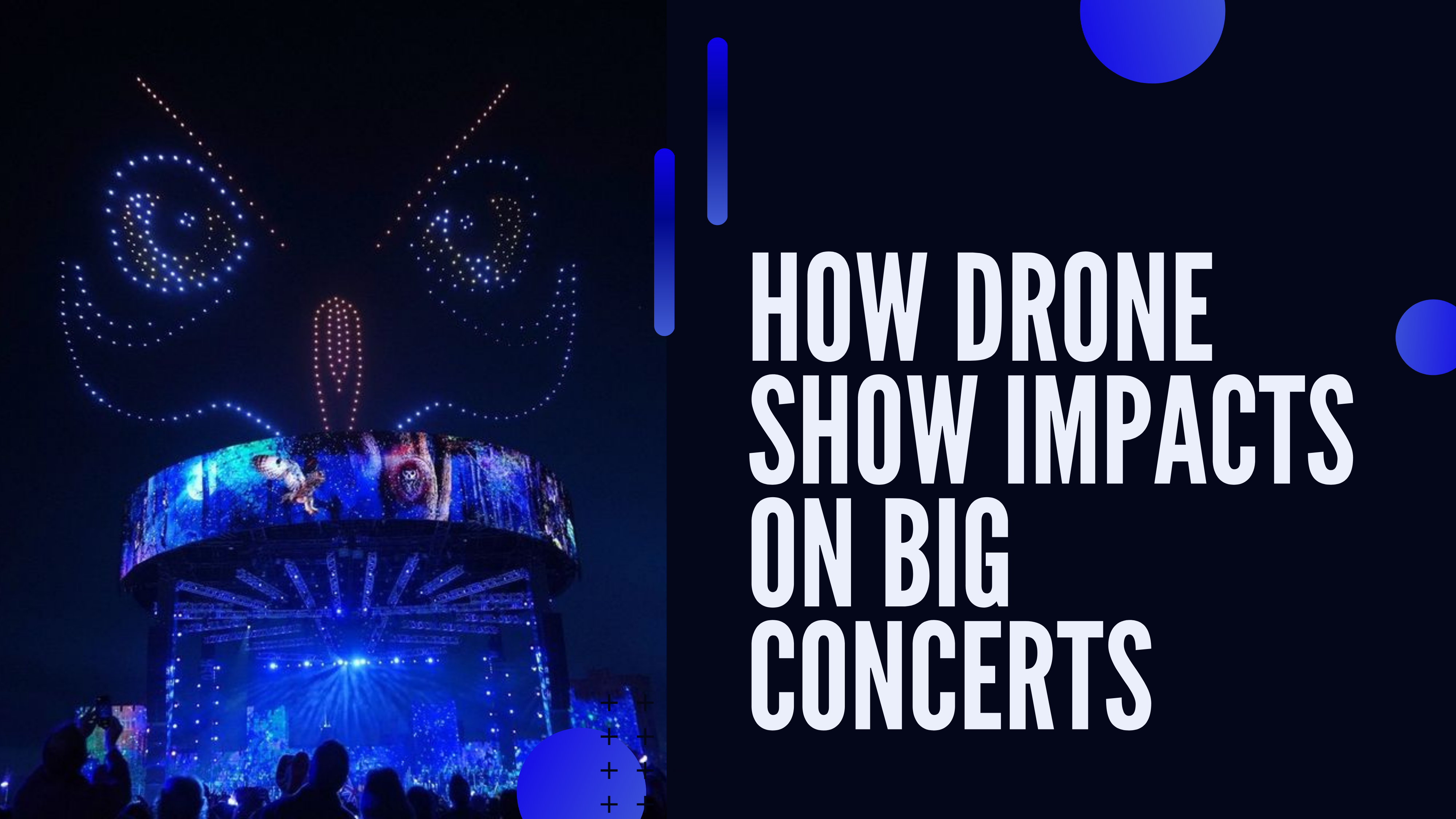 How Drone Light Shows Impact Big Concerts