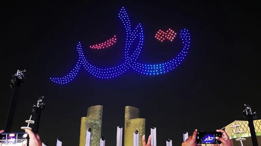 Drone Show Event in Qatar