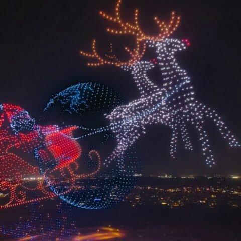 Christmas Drone Show Dubai 2025