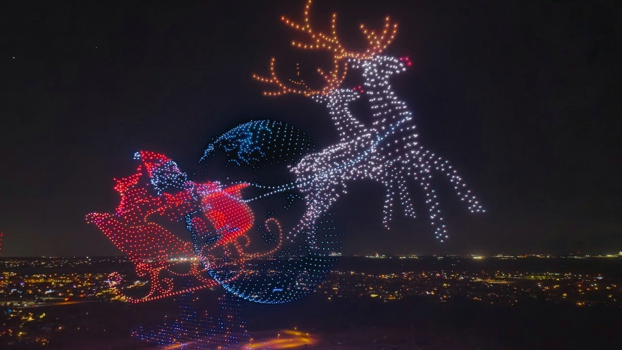 Christmas Drone Show Dubai 2025